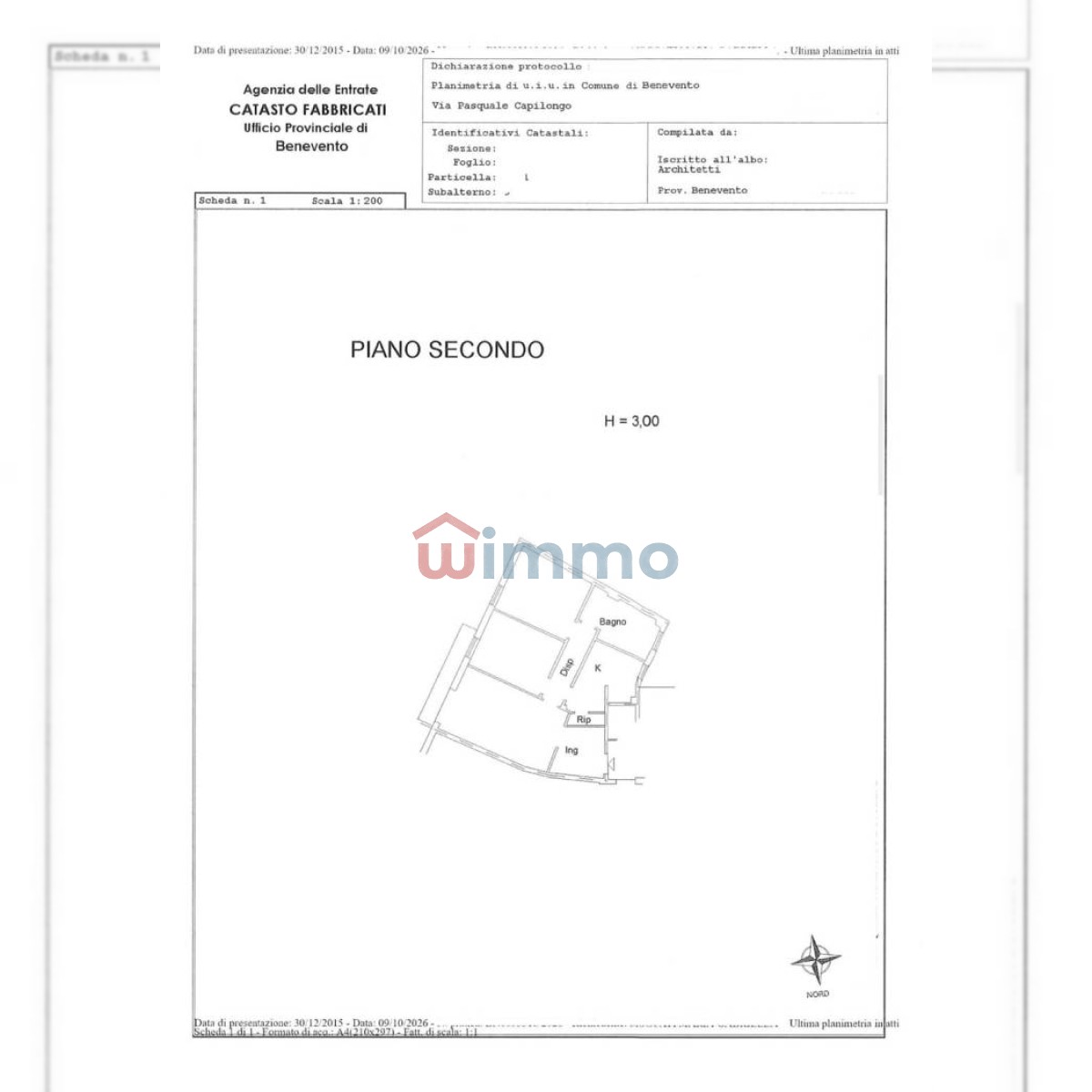Trilocale via Pasquale Capilongo, Centro Storico, Benevento