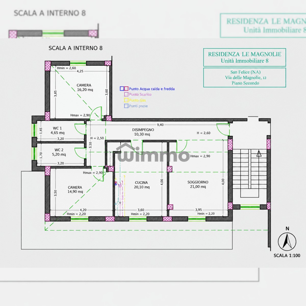 Mansarda buono stato, 104 m², Nola